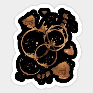 Coffee Stains Sticker
